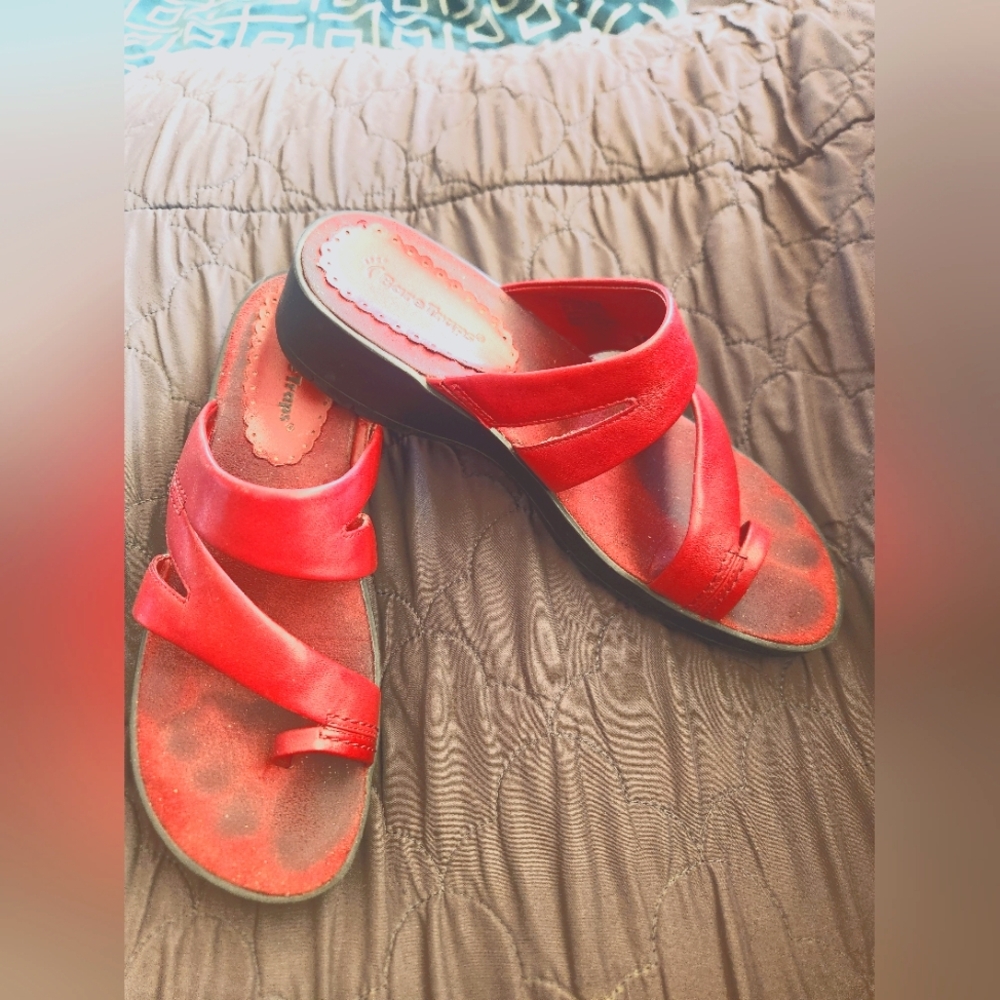 Baretrap Women's Red Sandals
